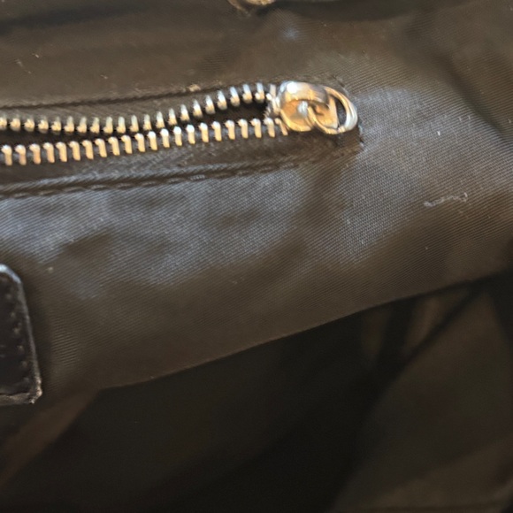 Dolce & Gabbana Sleek Black Backpack, zipper missing pull and inside pocket torn - Picture 5 of 12